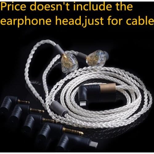 3.5mm 2.5mm 4.4mm balanced plug 6 plug mmcx 0.78mm 2 pin balanced headset upgrade line