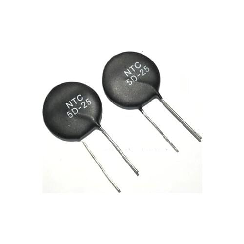 Free shipping 10pcs/LOT Original thermistor MF72 NTC5D-25 NTC 5D-25 5D-25 (5ohm 25mm) Good quality