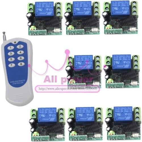 12V 1 channel RF Wireless Remote Control System Control & Switch For Applicance Garage Door with Fixed code