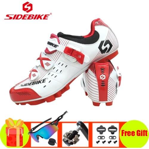 SIDEBIKE Mountain bike shoes add spd Pedals self-locking breathable sapatilha ciclismo Wear-resistant breathable riding bicycle