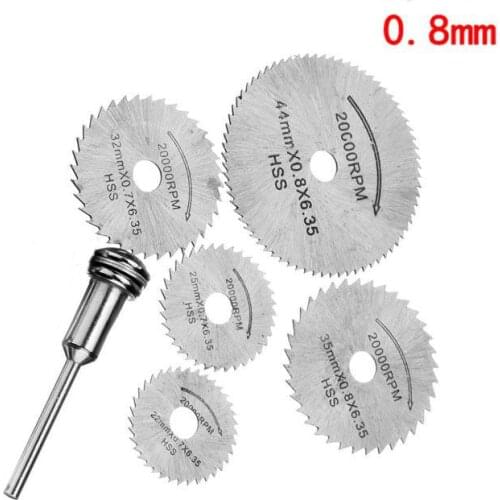 HSS Circular Wood Cutting Saw Blade Discs with 1 Mandrel for Dremel Rotary Tool For Dremel Metal Cutter Blades