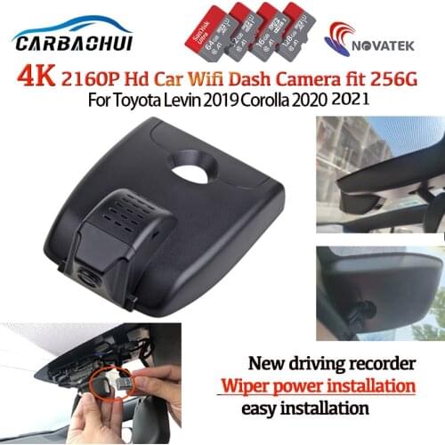 HD 4k 2160p New ! Plug and play Car DVR Video Recorder Dash Cam Camera For Toyota Levin Corolla 2019 2020 2021 high quality DVR
