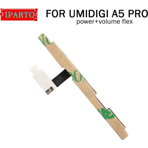 UMIDIGI A5 PRO Side Button Flex Cable 100% Original Power + Volume button Flex Cable repair parts for UMIDIGI A5 PRO