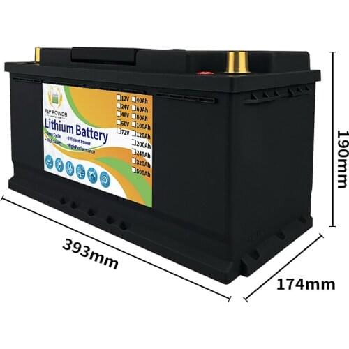 36V 40Ah LiFePO4 Storage Battery Power Supply Built-in BMS Solar Wind Deep Cycles Lithium Iron For RV Campers Golf Cart Energy