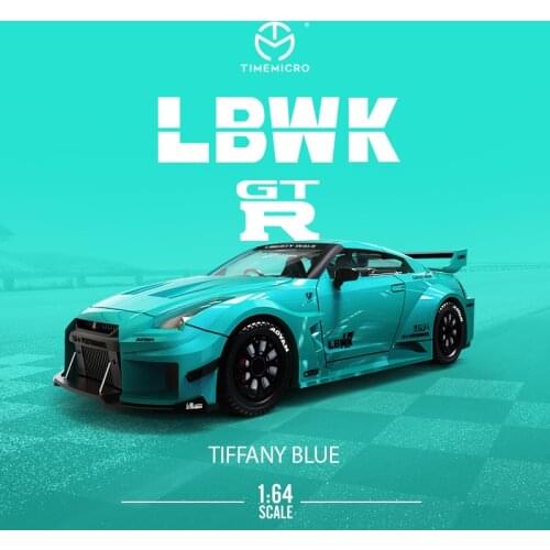 PreOrder) TM Time Micro 1:64 LBWK LB Performance Nissan GTR R35 LB3.0 Blue Diecast Car