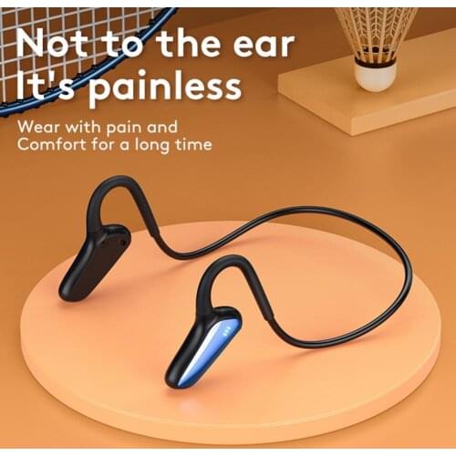M-D8 Bone Conduction Headphones Open Ear Bluetooth 5.2 Wireless Stereo Earphones IPX5 Waterproof Headset for Sport Fitness