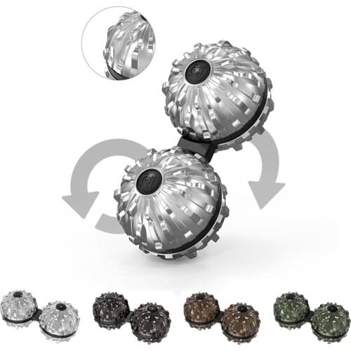 Massage Ball Rotating Gyro Decompression Pain Relief Hand Cervical Massager Fitness Body Fascia Massage Yoga Exercise Relief