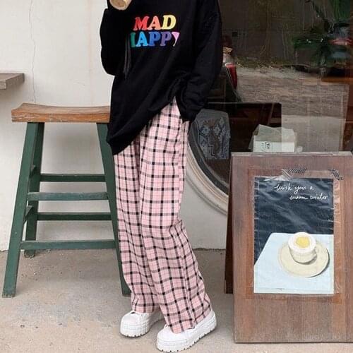 Женские брюки в клетку MINGLIUSILI China At AliExpress