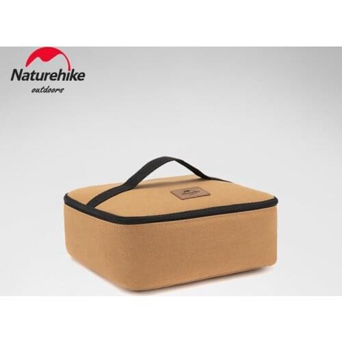 Naturehike Mobile Camping Equipment Storage Box dinner bag Outdoor Camping Accessories Square Storage Bag Travel Sundries Bag