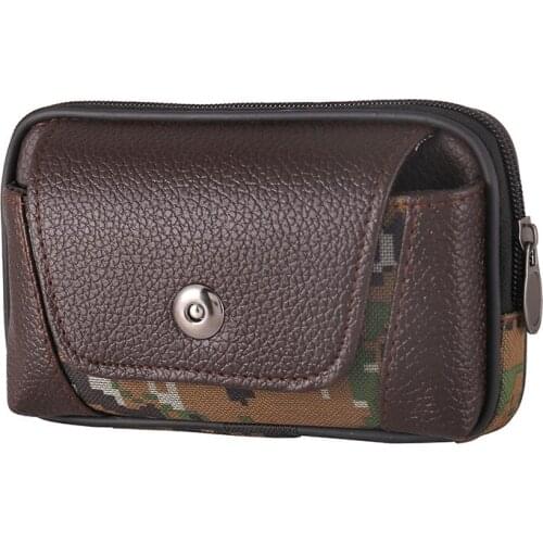 Fashion Men Fanny Pack Hasp Zipper Mobile Phone Bag Coin Purse Good Quality Bags Casual Waist Packs Man Sport Purses Billfold