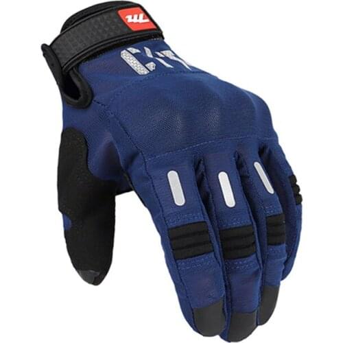 Bikecycle Gloves Motorcycle Motorbike Guantes Moto Thin Mesh Cloth Summer Protection Cycling Equipment Touch Screen MAD07F