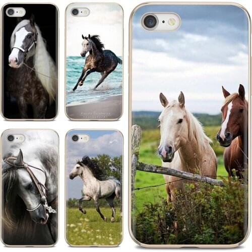 Running Dappled Horse For Samsung Galaxy A10 A40 A50 A70 A3 A5 A7 A9 A8 A6 Plus 2018 2015 2016 2017 Soft TPU Cover