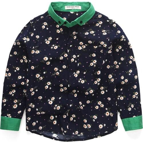 New Arrival Baby Boys Corduroy Shirt 2019 Spring Autumn New Childrens Long Sleeve Printed Shirt Kids Casual Top Tees Blouse