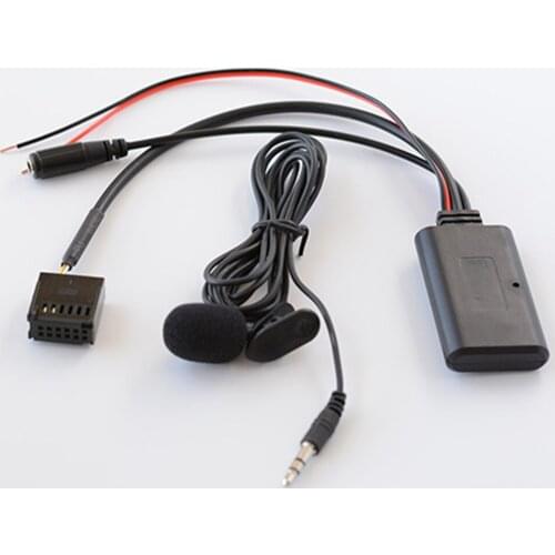 NEW Car Bluetooth5.0 Audio AUX Auxiliary Cable Adapters + Microphone For Ford Focus