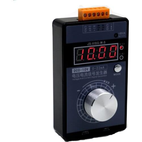 New High-precision handheld Digital 0-5V/10V 4-20mA signal generator voltage current source analog debugging table No Battery