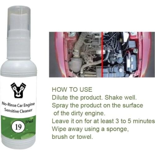 Car Wash & Maintenance 50ml Engine Compartment Cleaner Removes Heavy Oil Engine Warehouse Cleaner