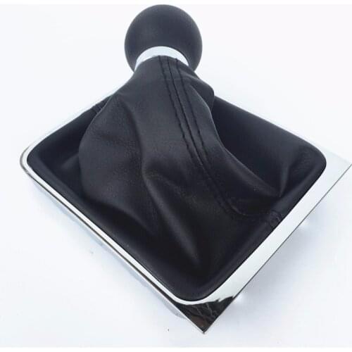 5/6 Speed Car Styling Manual Gear Shift Knob Gaiter Boot Cover Frame Case Lever Stick Pen For Volkswagen VW Passat B6 2005-2012