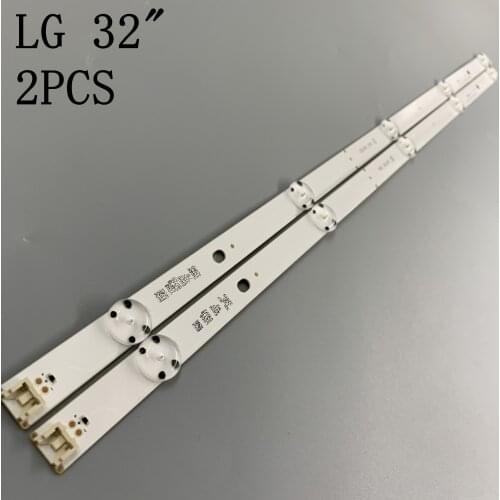 2pcs 5LEDs 590mm LED strip For LG TV 32LH510B 32LH51_HD S SSC_32INCH_HD LGE_WICOP_SVL320AL5 Innotek direct 32inch CSP