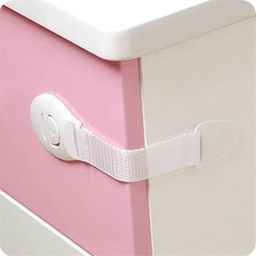 10pcs Cabinet Door Drawers Refrigerator Locks Protection From Children Baby Safety Plastic Security Child Lock Products Gift