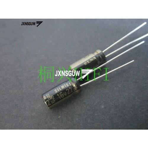 10PCS Original ELNA RFS SILMIC II 16V22UF 5X11MM Silk fiber audio electrolytic capacitor SILMICII 22UF 16V 85 degrees 22UF/16V
