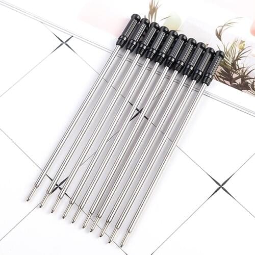 11.5cm Large Diamond Metal Pen Refill Student Stationery Ballpoint Pen Refill Small Crown Pen Refills Office School Supplies