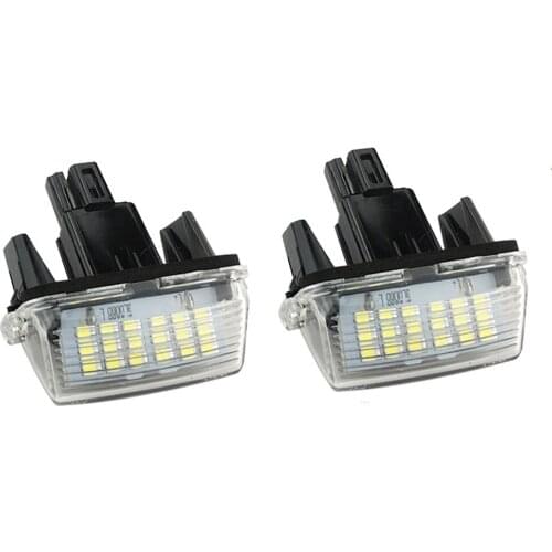 18-SMD LED license plate light white lamps For Toyota Corolla Yaris Vios 2014 2015 2016