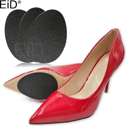 2Pair Anti-Slip Shoes Sole Protector Pad for Women High Heel Sandal Outsole Rubber Adhesive Ground Grip Shoe Bottom Sticker Pads