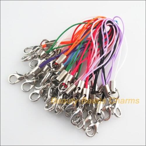 30 New Mobile Cell Phone Lanyard Strap Lobster Clasp Cords Mixed 62mm