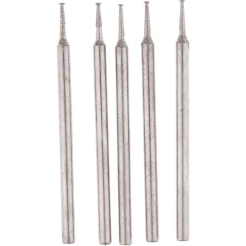 5pcs Diamond Coated Grinding Polishing Carving Head (1-4mm) for Jewelry Jade /Agate/Stone /Glass Handicrafts Tools