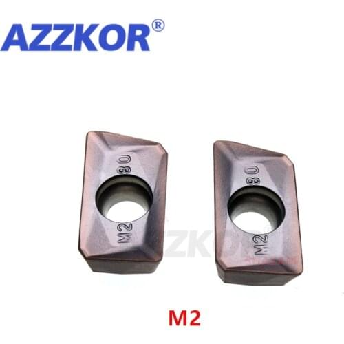APMT1604-M2 Carbide Inserts Cutter CNC Milling Endmills Tools For Metal Milling Cutter AZZKOR Wholesale H2 Alloy Inserts NT500