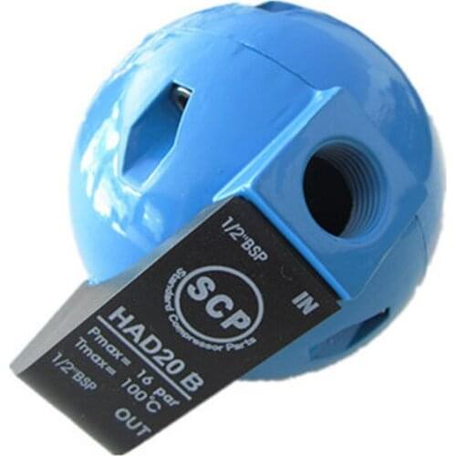 1/2" DN15 16Bar BSP thread Automatic Drain Valve HAD20B Air Compressor Cold and Dry Ball type float automatic water dispense