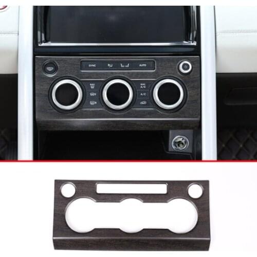 Oak Wood Color For Land Rover Discovery 5 LR5 L462 2017-2018 ABS Center Air Conditioning Panel Cover Trim Car Accessories