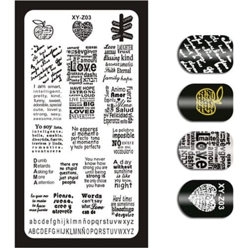 Трафареты для дизайна ногтей FREELY DEER China At AliExpress