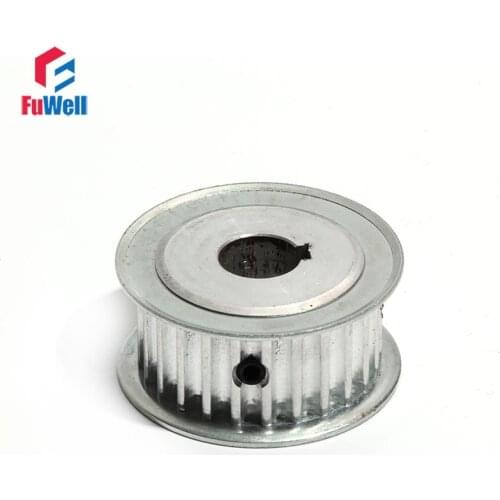 HTD 5M-28T Timing Pulley 16mm Width 28Teeth Gear Belt Pulley With Keyway 10/15/18/19/20mm Bore Transmission Pulley