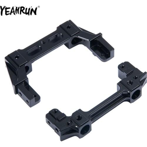 YEAHRUN Aluminum Alloy Front & Rear Frame Girder Bracket Holder For 1/10 Axial SCX10 II 90046 RC Crawler Upgrade Part
