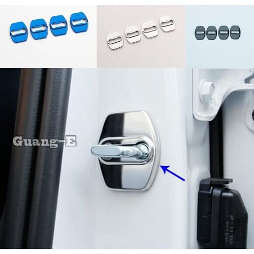 For Hyundai Elantra Avante 2021 2022 Car Cover Styling Interior Plastic Anti Rust Water Proof Door Lock Keys Buckle Cover Parts