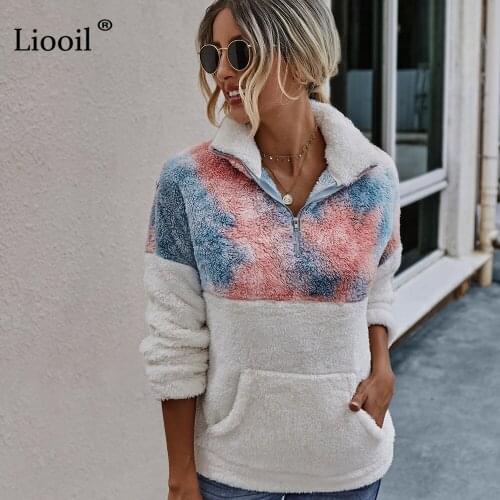 Женские длинные толстовки Liooil China At AliExpress