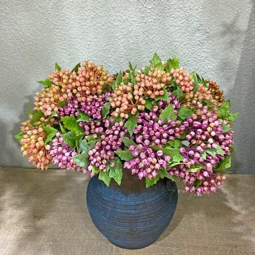 Doudou Fruit Berry rural soft decoration wedding decoration flower small wild fruit indoor living room dining table fake bouquet