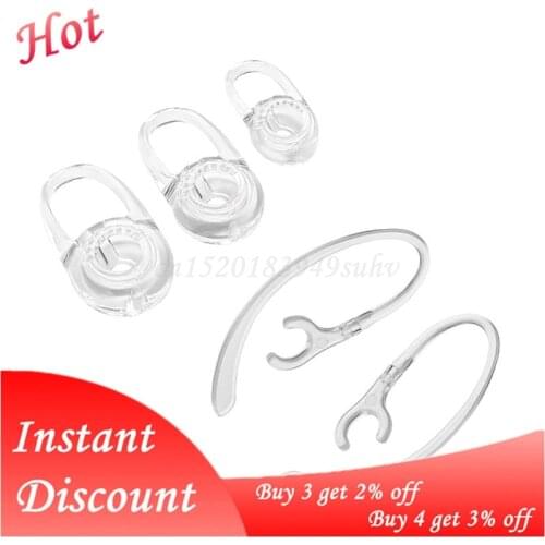 1Set Earbuds Earplugs Ear Gels Hook for Plantronics Marque M155/2M165 for Savor M1100 Wireless Bluetooth Headset Accessories