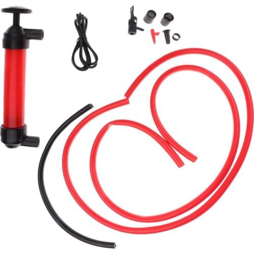 RA990 Portable Manual Oil Pump Multi-Use Siphon Tube Car Hose Fuel Gas Extractor Transfer Sucker Inflatable Pump Tool Oil Liquid