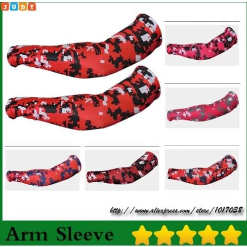 Sports Camo Compression Arm Sleeve (Single)- 128 Styles and Camo Colors- Men, Women, Youth - Basketball, Football