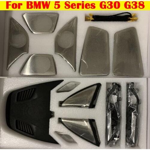 LED Glow Atmosphere Lamps For BMW 5 Series G30 G38 Car Luminous Decorative Cover Ambient Light Tweeter Speaker Panel Lighting