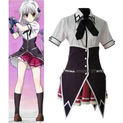 High School DxD Koneko Toujou Shirone Uniform Dress Cosplay Costume Anime COS Costume Size