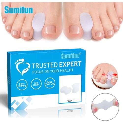 16Pcs Silicone Gel Toe Separator Spacers Hallux Valgus Correction Prevent Overlapping Pain Relief Orthopedic Pedicure Support