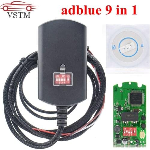 2021 10PCS/LOT New Truck Adblue ADBLUE Emulator 8 in 1 with Nox Sensor Adblue Emulator 8in1 9in1 Truck Diagnostic Tool