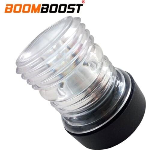 360 Degree Boat Navigation Anchor Light 360 Degree ABS 6000K 12V LED Vessel Light Car Roof Waterproof 1 Pc White Warming Lamp