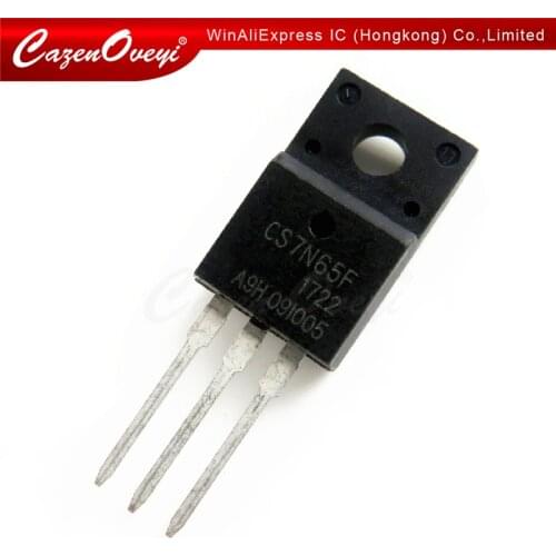5pcs/lot CS7N65F CS7N65 7N65 TO-220F In Stock