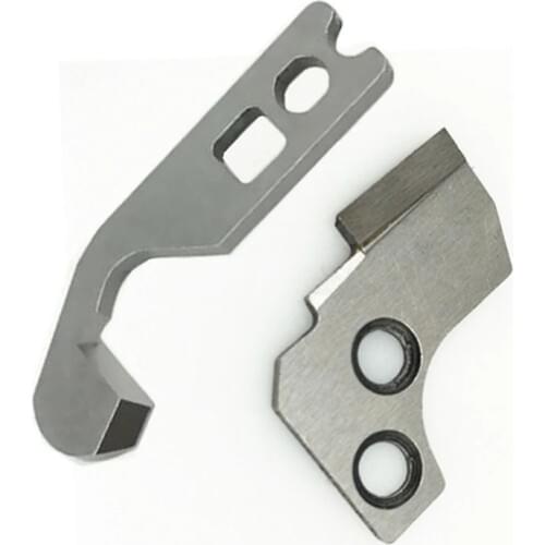 #788013009+788011007 ONE SET LOWER KNIFE & UPPER KNIFE for JANOME NEWHOME SERGER 204D, 504D, 534DR 5BB5430
