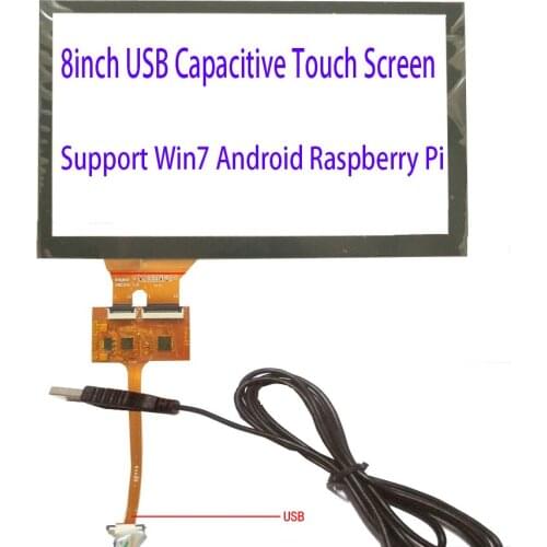 8inch USB Touch Screen 193*116mm FPC Middle USB contrller Board Support Win7 Raspberry Pi Android LInux Support Tn64 And More