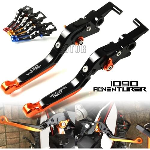 Motorcycle CNC Aluminum Adjustable Folding Extendable Brake Clutch Levers For 1090 Adventure Adventurer R 2017 Motor Fold